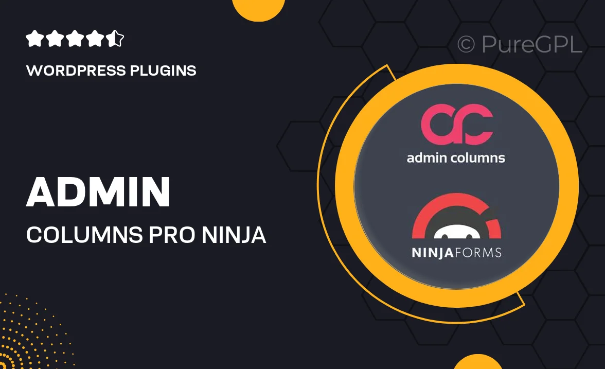 Admin Columns Pro Ninja Forms