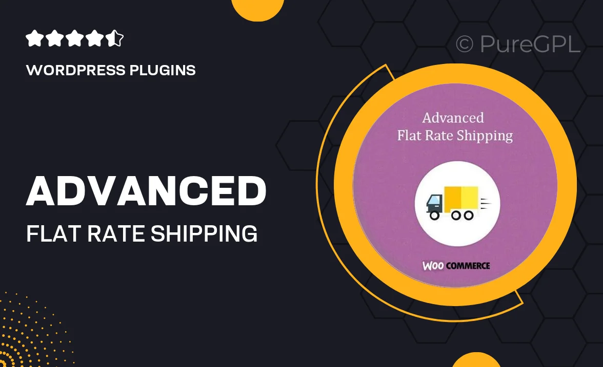 Advanced Flat Rate Shipping For WooCommerce Pro