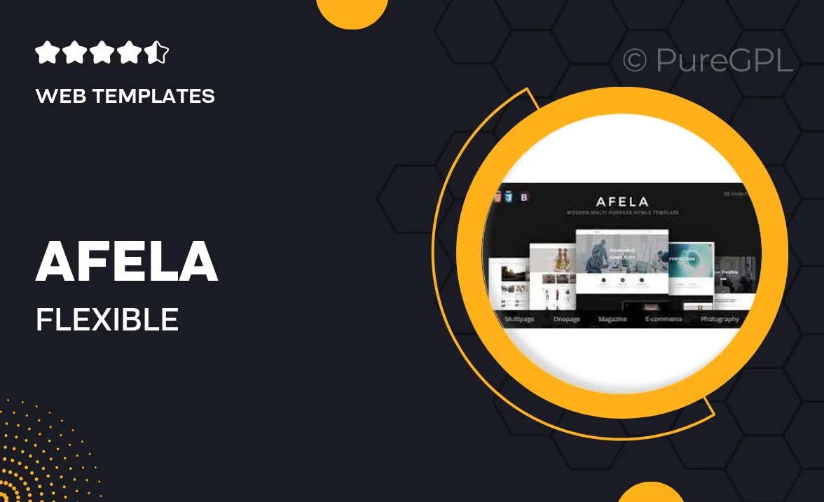 Afela | Flexible Multi-Purpose HTML5 Template