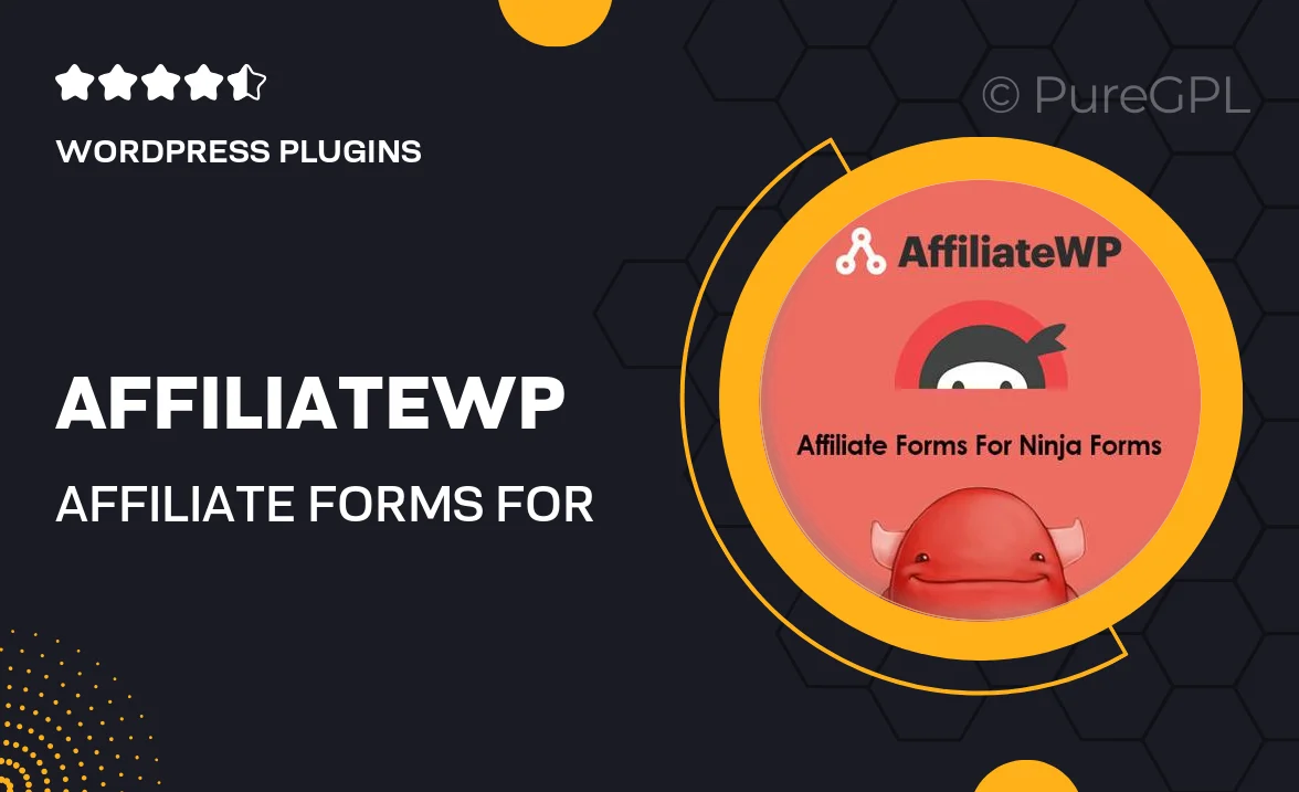 AffiliateWP – Affiliate Forms For Ninja Forms