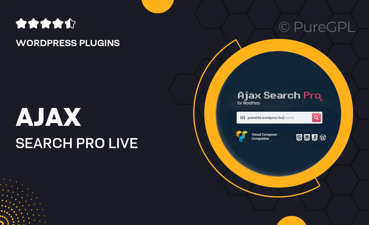 Ajax Search Pro – Live WordPress Search & Filter Plugin