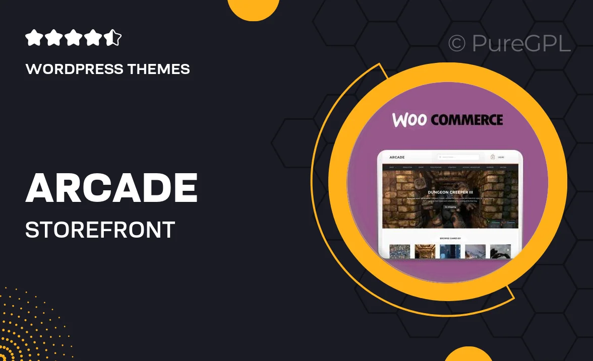 Arcade Storefront WooCommerce Theme