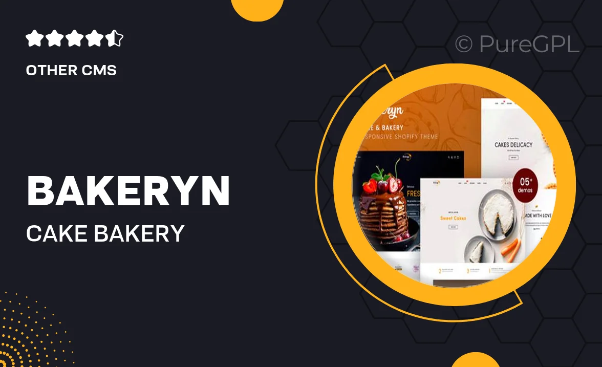 Bakeryn – Cake & Bakery Responsive Shopify Theme