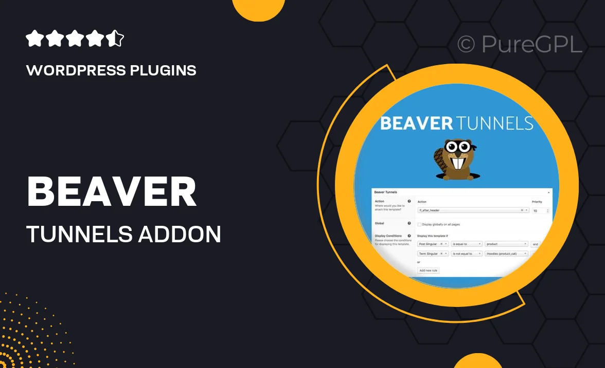 Beaver Tunnels Addon