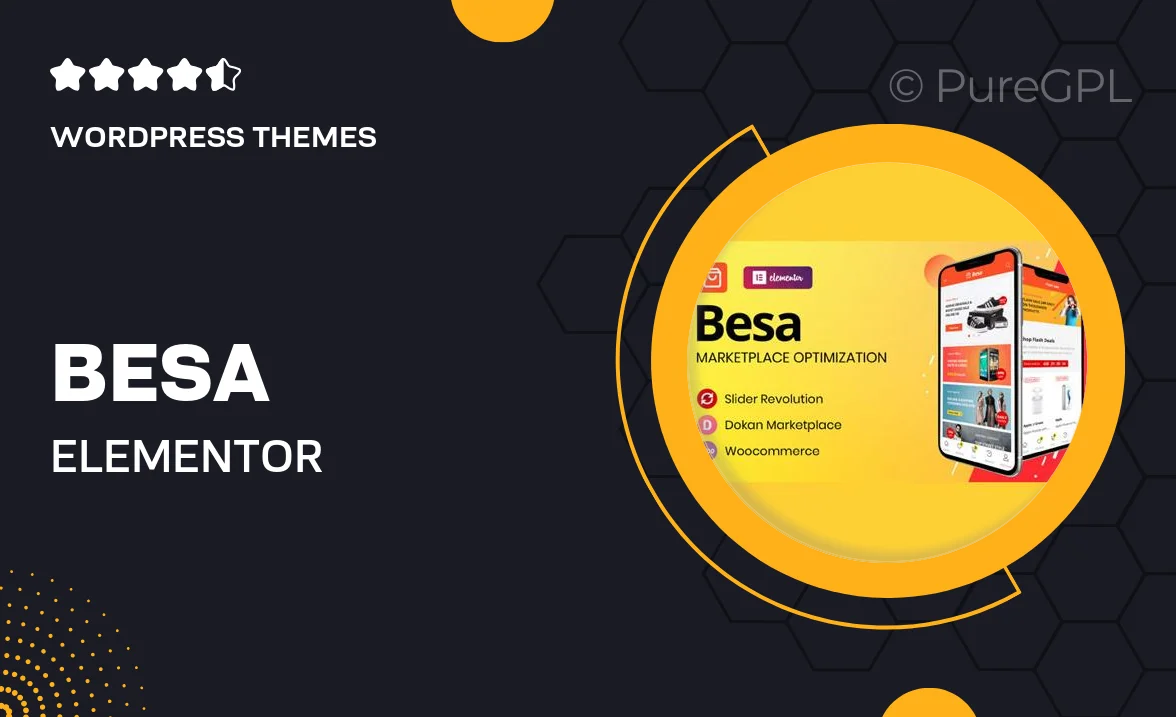 Besa – Elementor Marketplace WooCommerce Theme