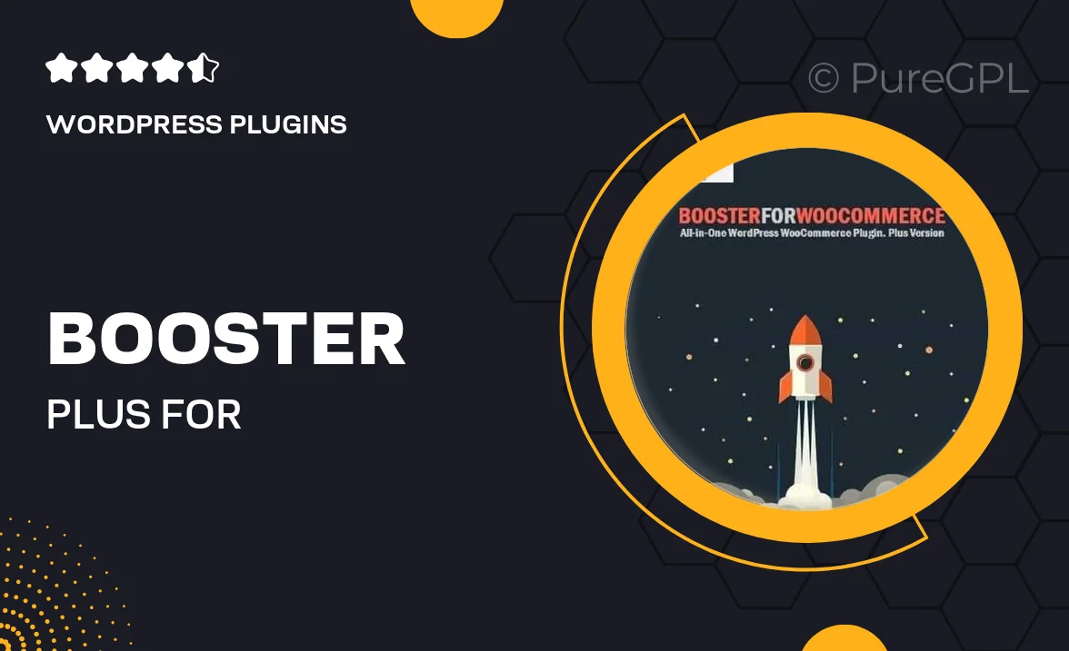 Booster Plus for WooCommerce