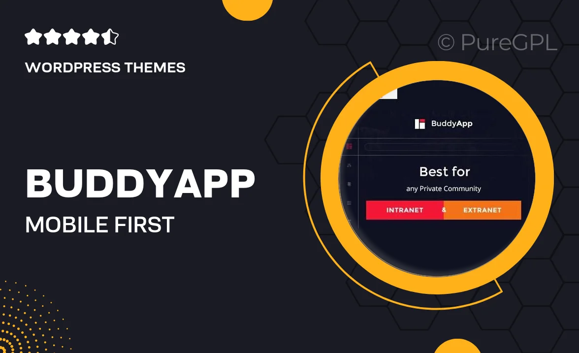 BuddyApp – Mobile First Community WordPress Theme