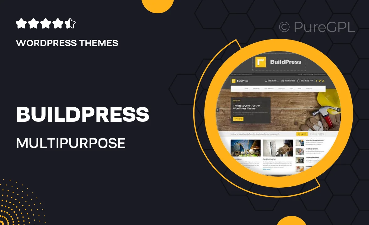 BuildPress – Multi-purpose Construction and Landscape WP Theme