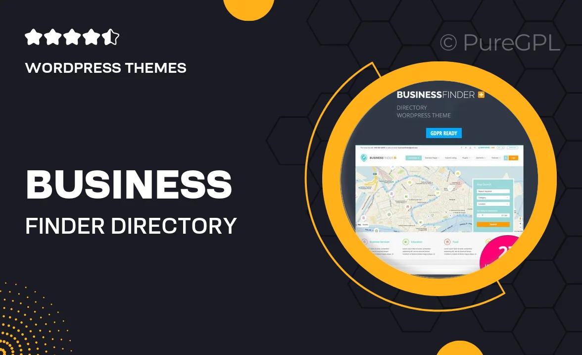 Business Finder: Directory Listing WordPress Theme