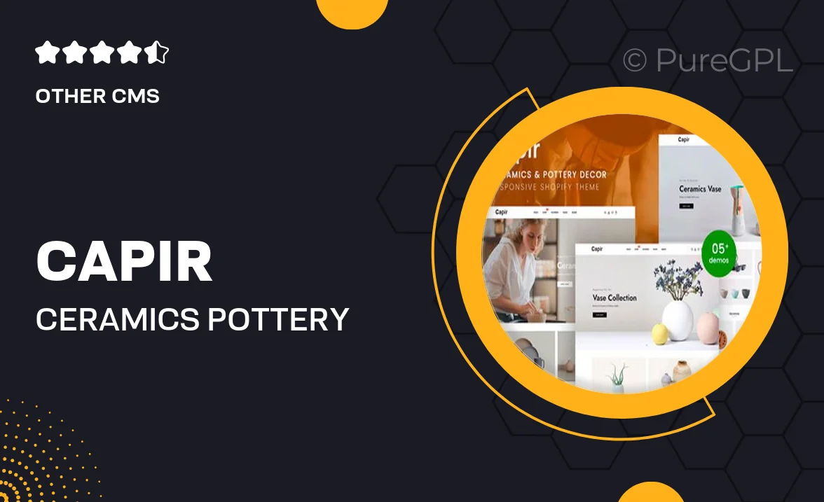 Capir – Ceramics & Pottery Decor Shopify 2.0 Theme