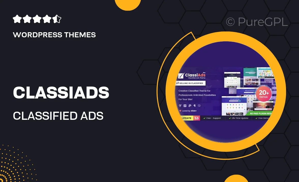 Classiads – Classified Ads WordPress Theme