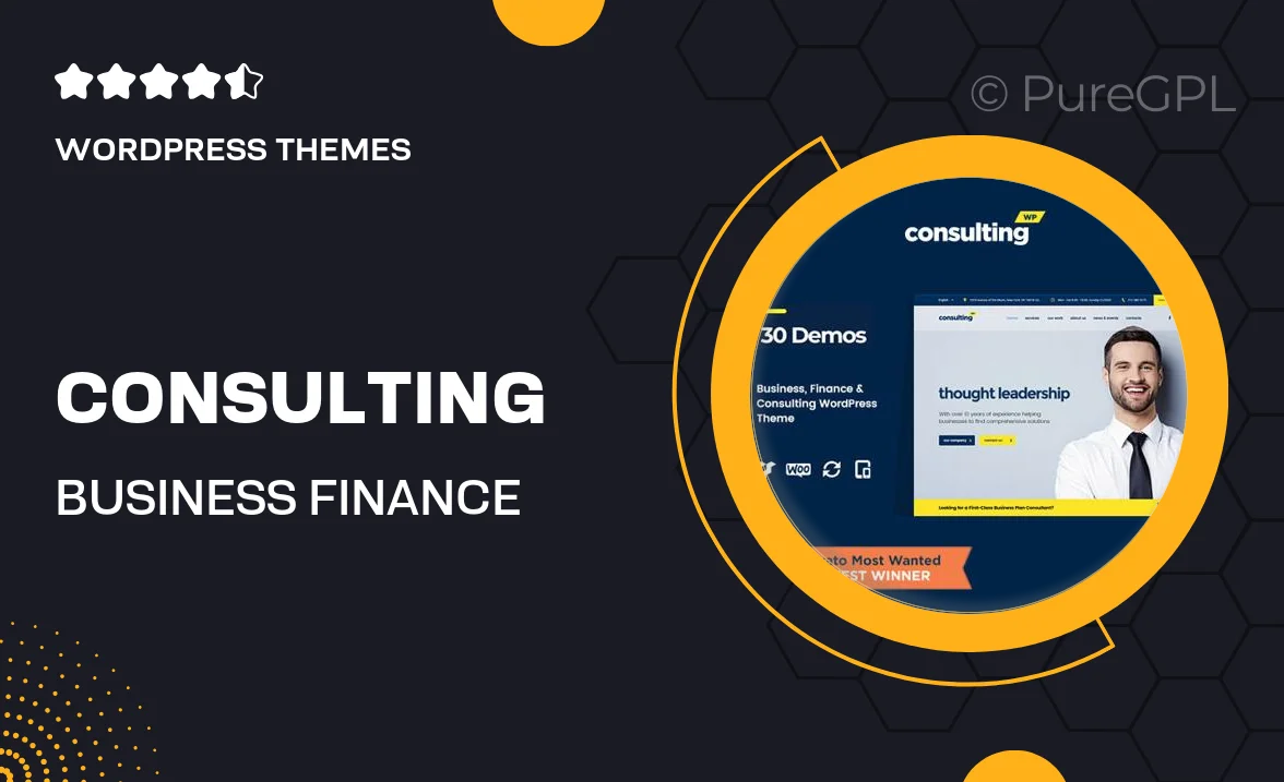 Consulting – Business Finance WordPress Theme