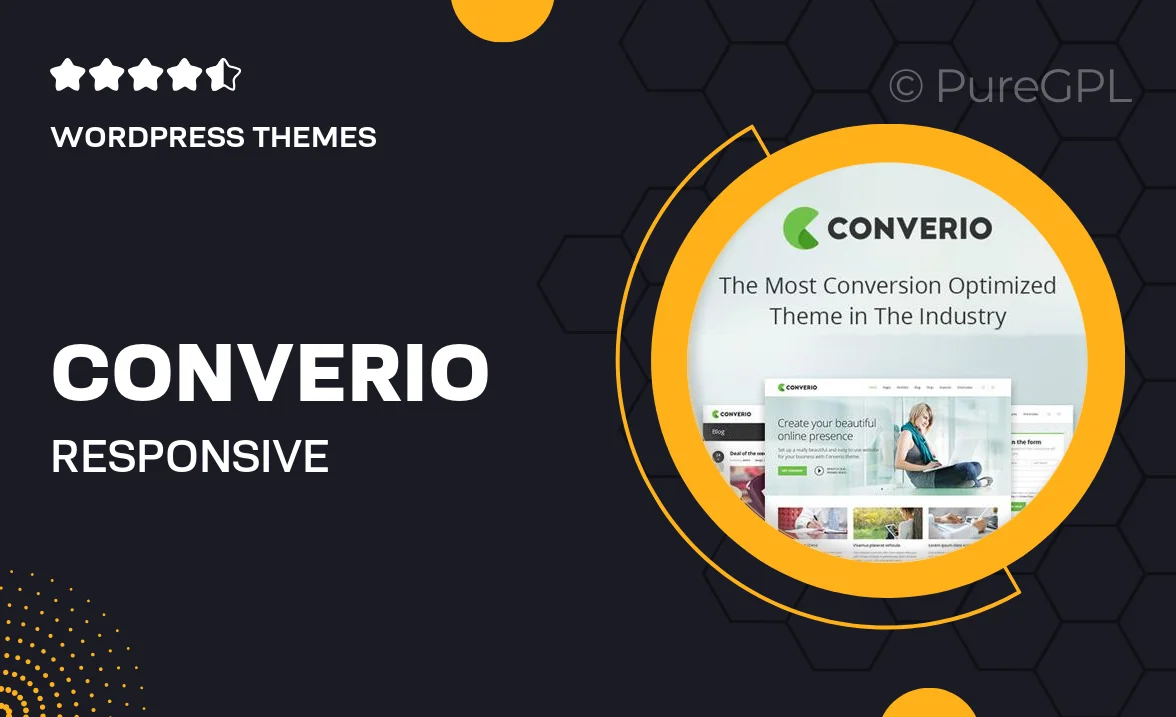 Converio – Responsive Multi-Purpose WordPress Theme