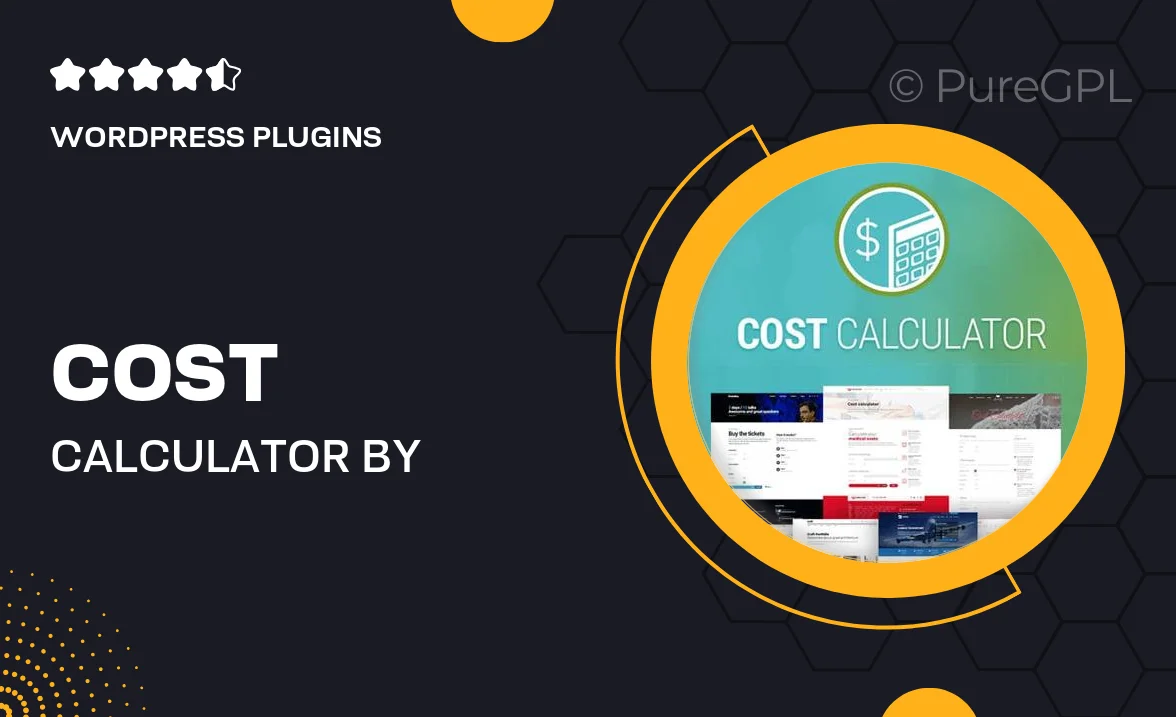 Cost Calculator by BoldThemes