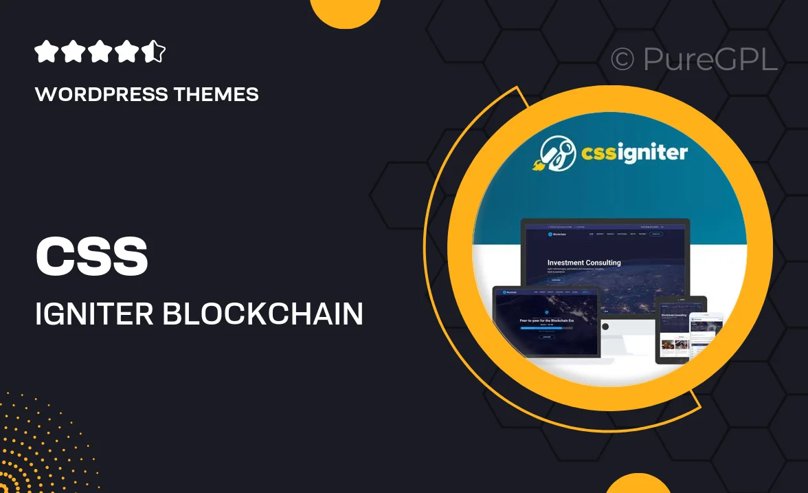 CSS Igniter Blockchain WordPress Theme