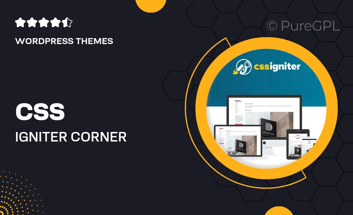 CSS Igniter Corner WordPress Theme