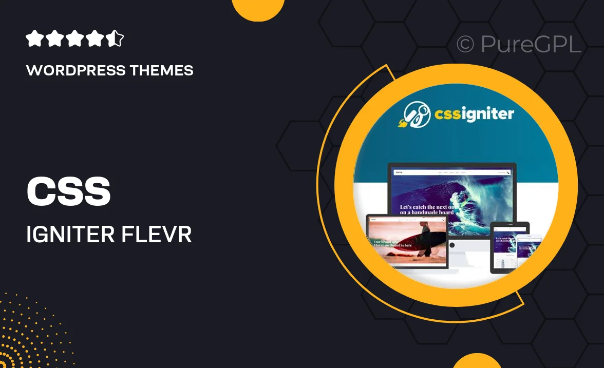 CSS Igniter Flevr Woocommerce Theme