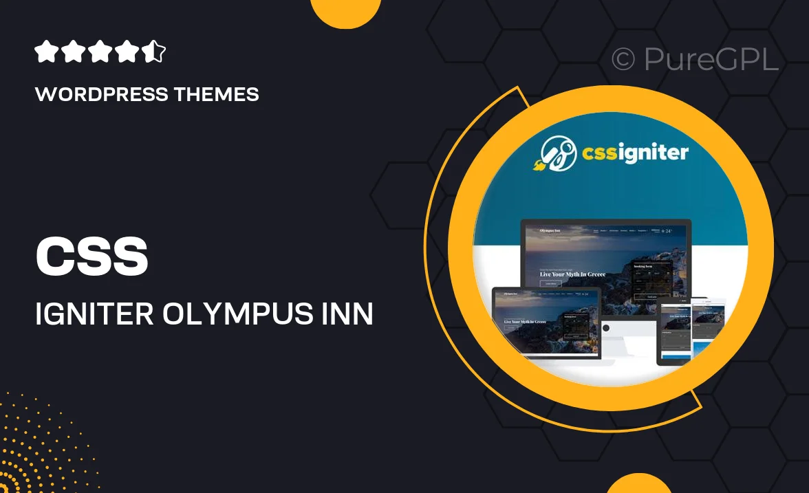 CSS Igniter Olympus Inn Hotel Motel WordPress Theme