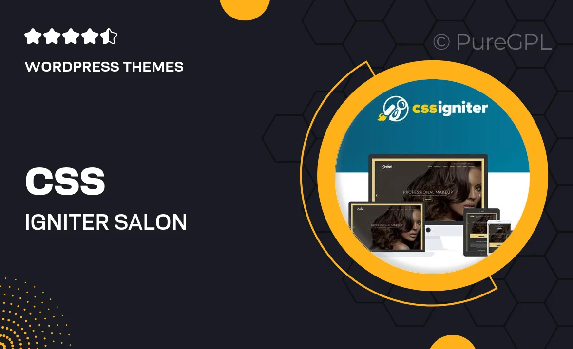 CSS Igniter Salon WordPress Theme