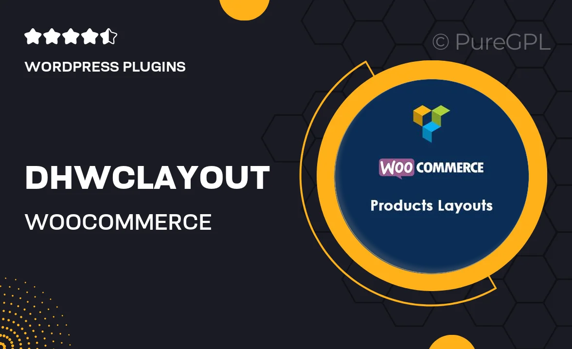 DHWCLayout – Woocommerce Products Layouts