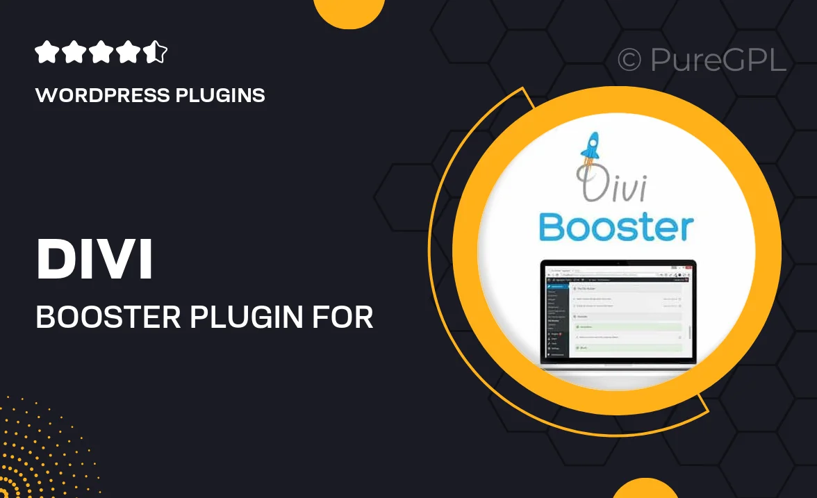 Divi Booster Plugin for WordPress