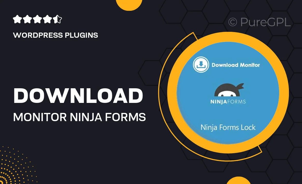 Download Monitor Ninja Forms Lock