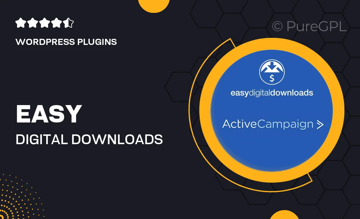 Easy Digital Downloads ActiveCampaign