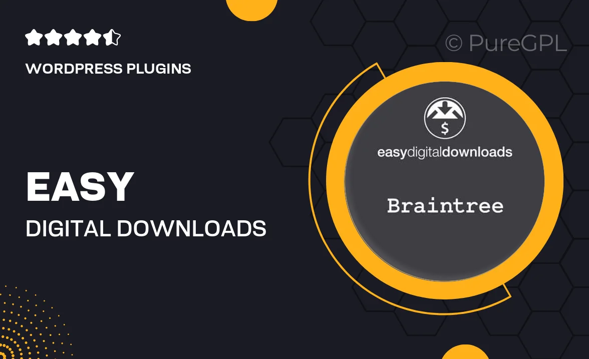 Easy Digital Downloads Braintree