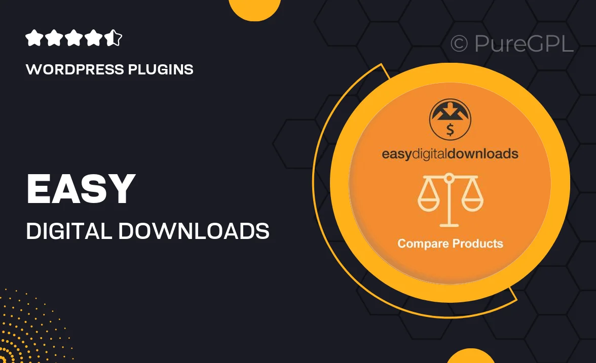 Easy Digital Downloads Compare Products