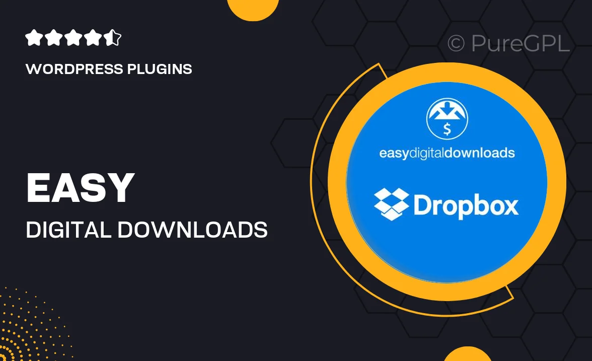 Easy Digital Downloads File Store for Dropbox