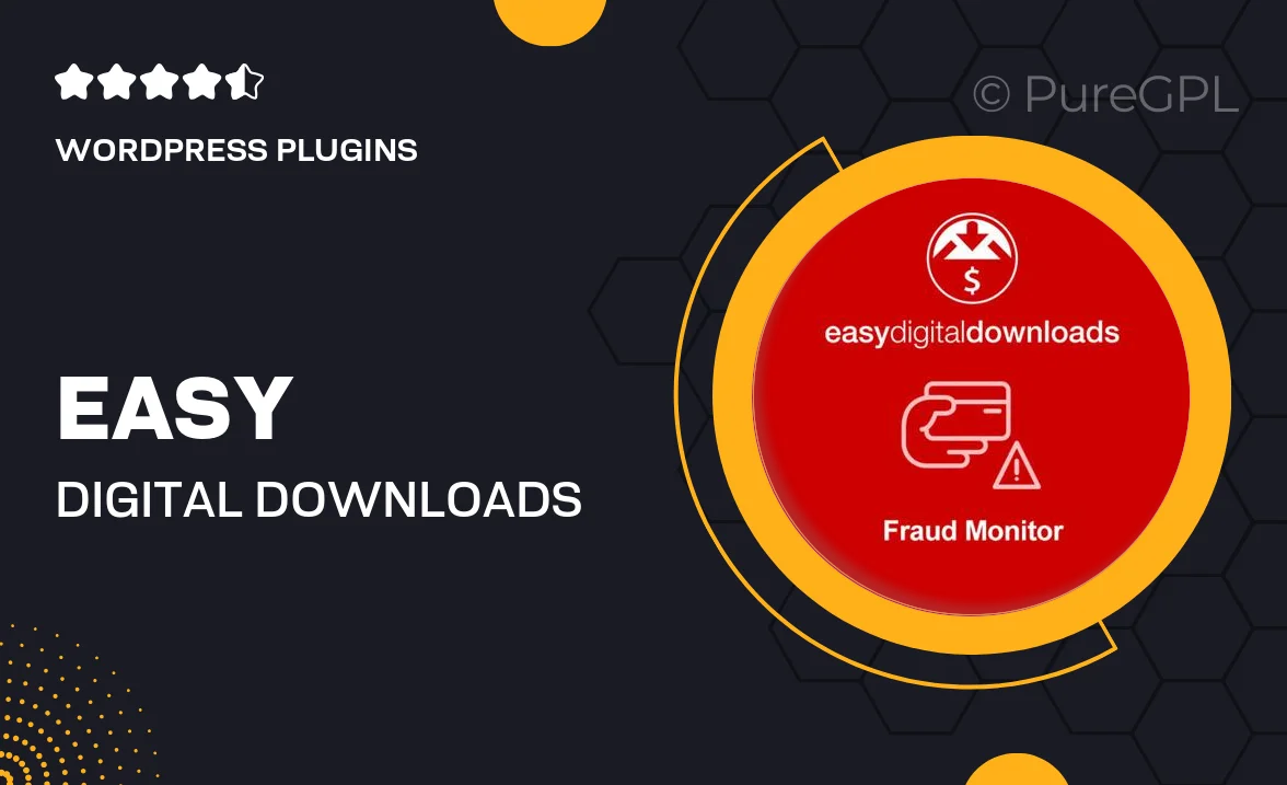 Easy Digital Downloads Fraud Monitor