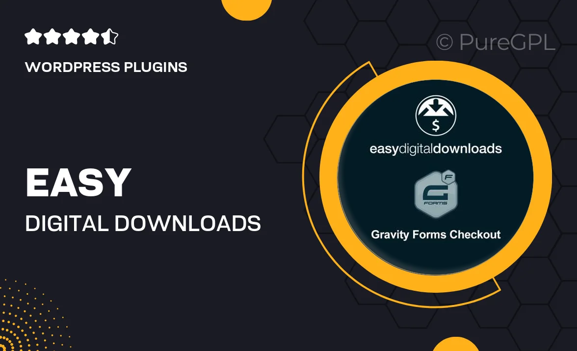 Easy Digital Downloads Gravity Forms Checkout