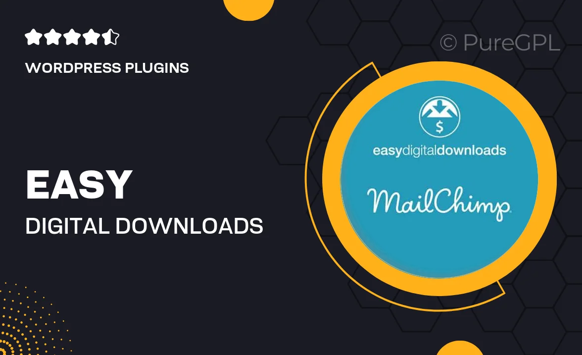 Easy Digital Downloads MailChimp