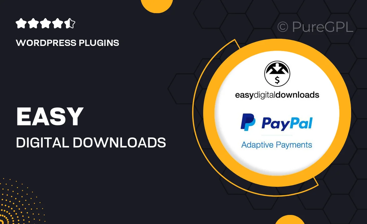 Easy Digital Downloads PayPal Adaptive Payments