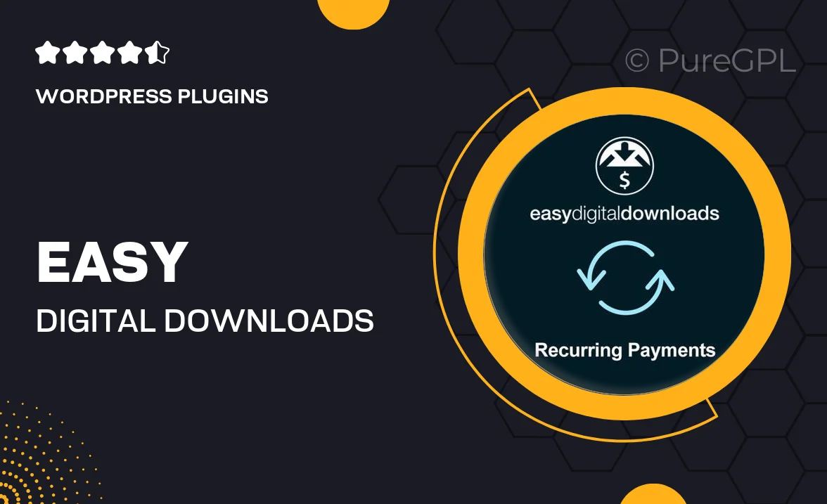 Easy Digital Downloads Recurring Payments