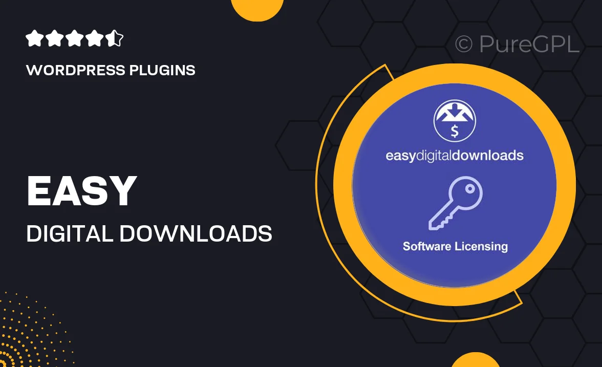 Easy Digital Downloads Software Licensing