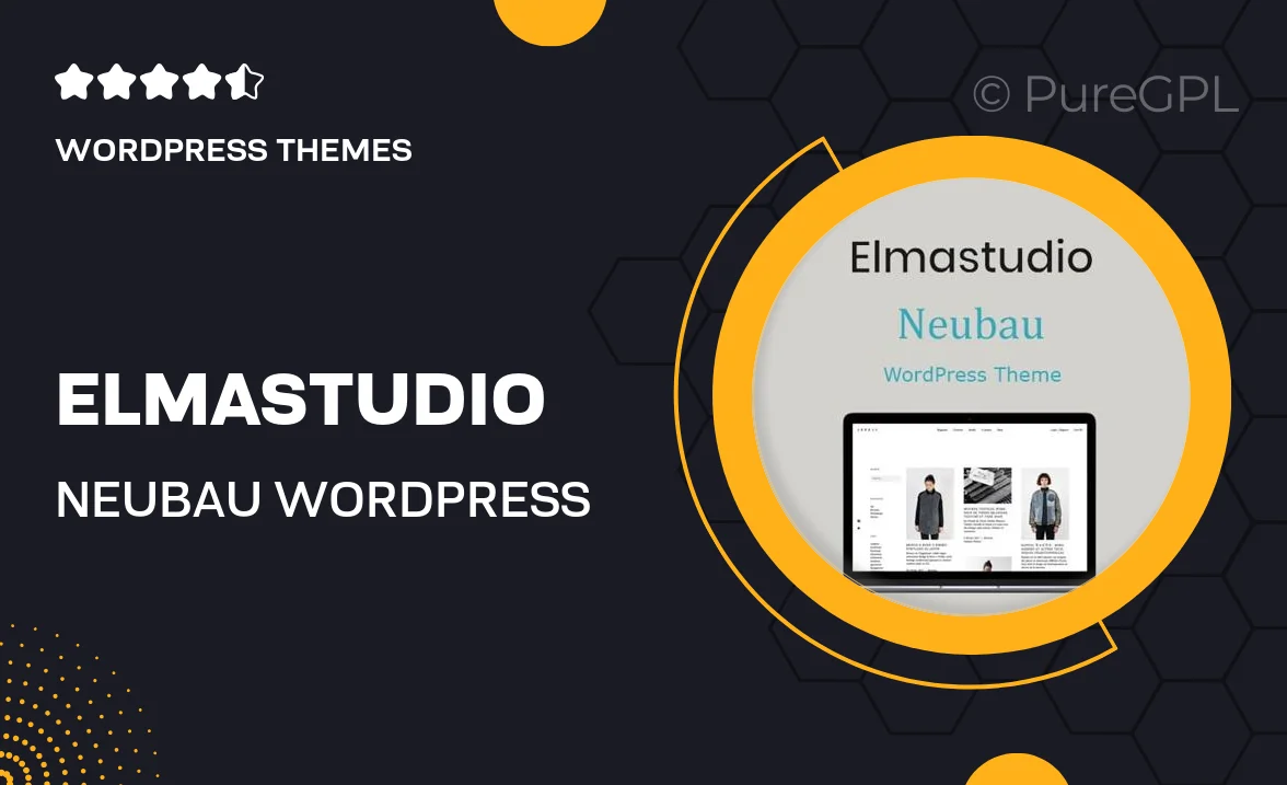 ElmaStudio Neubau WordPress Theme