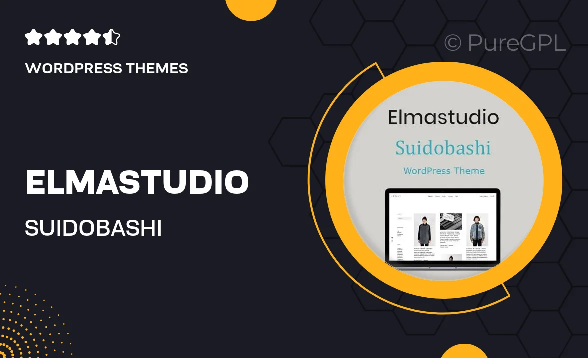 ElmaStudio Suidobashi WordPress Theme