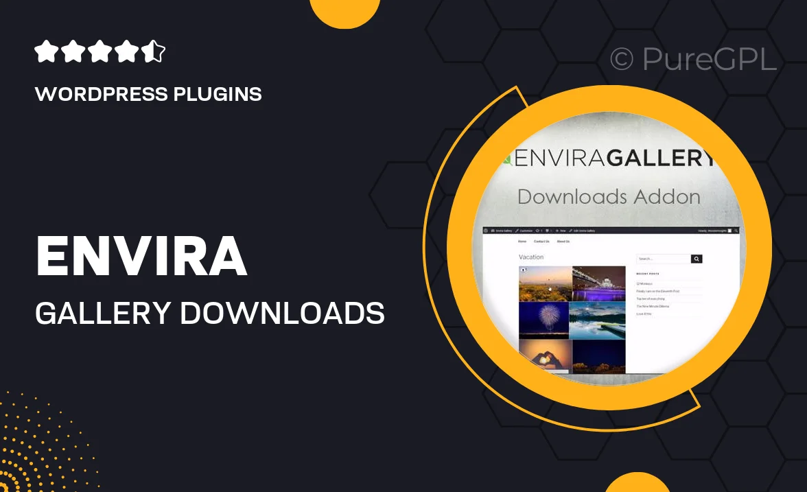 Envira Gallery | Downloads Addon