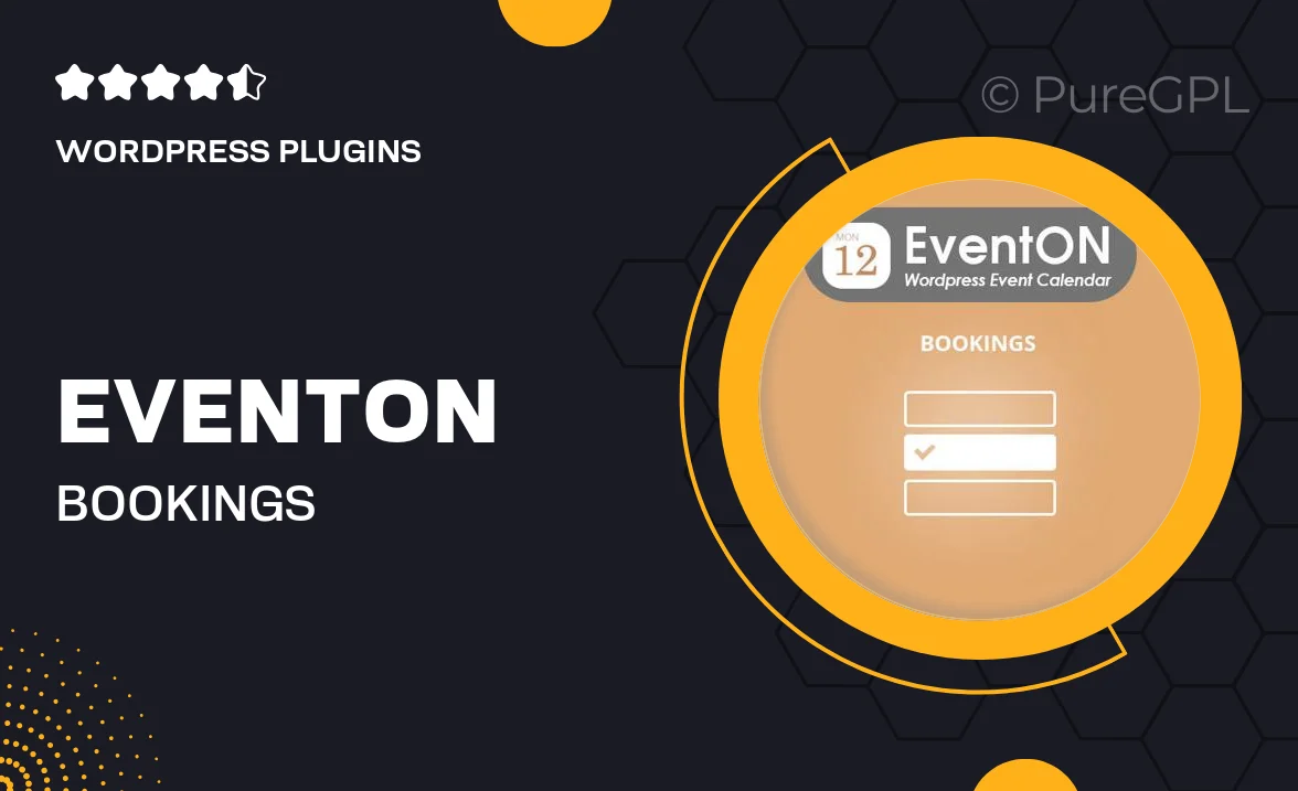 EventOn Bookings