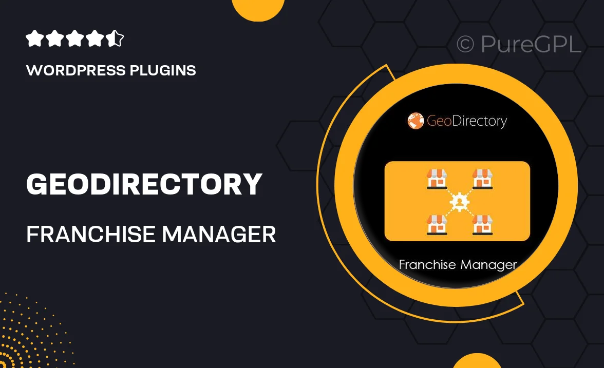 GeoDirectory Franchise Manager