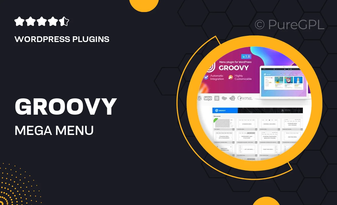 Groovy Mega Menu – Responsive Mega Menu Plugin for WordPress