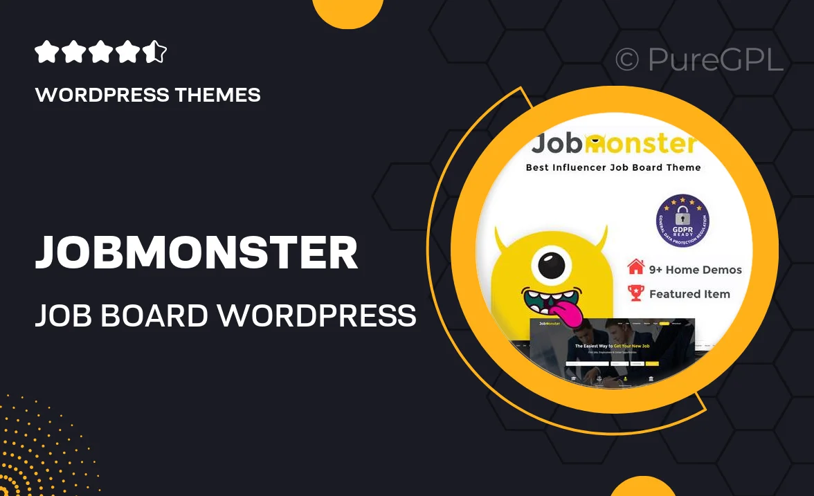 Jobmonster – Job Board WordPress Theme