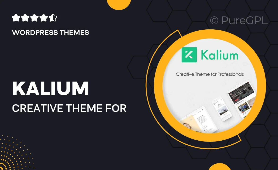 Kalium – Creative Theme for Professionals