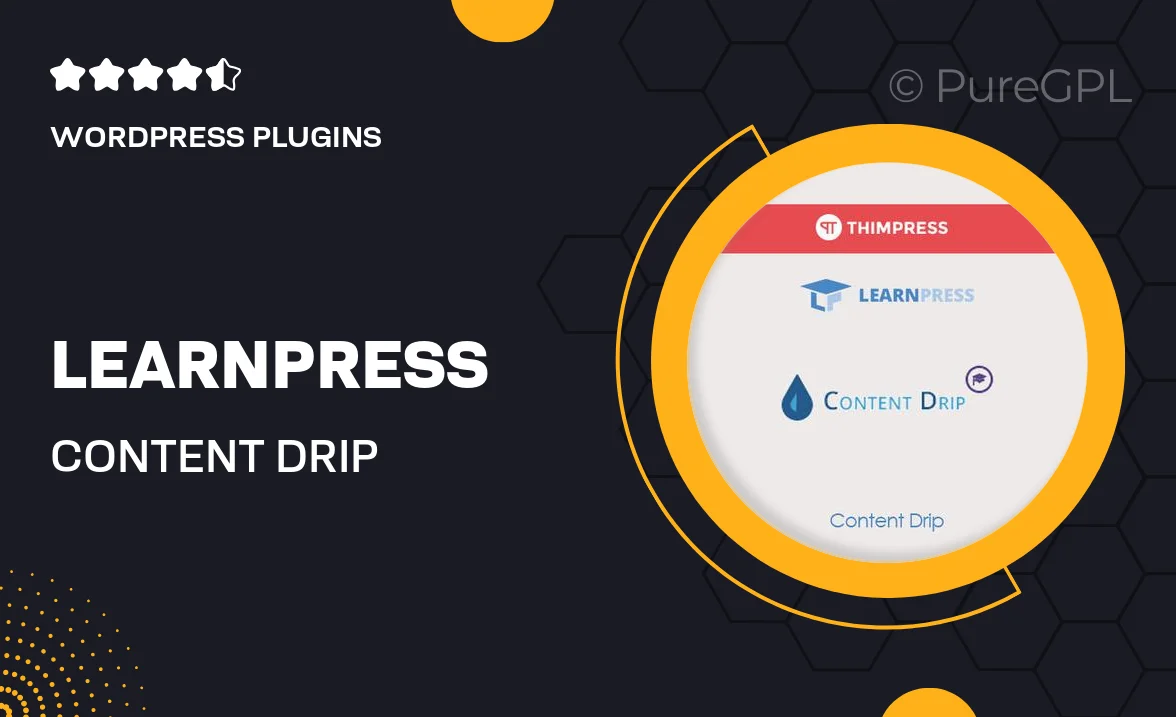 LearnPress – Content Drip