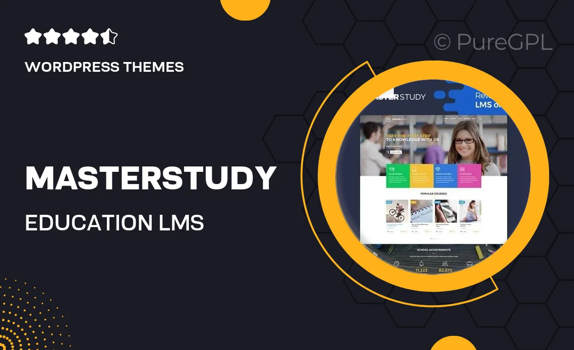 Masterstudy Education – LMS WordPress Theme