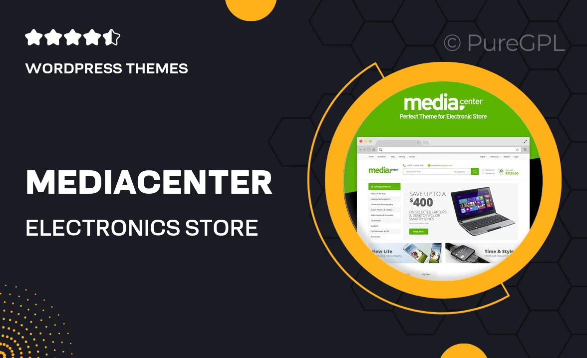 MediaCenter – Electronics Store WooCommerce Theme