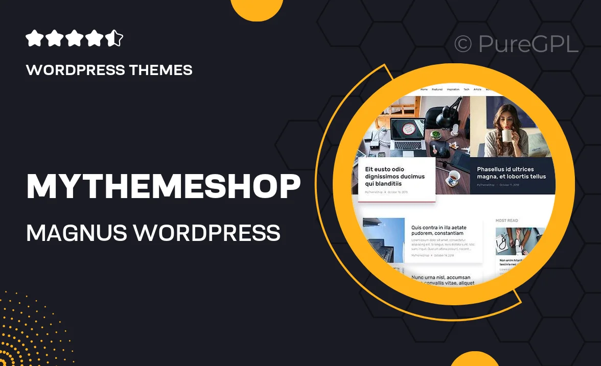 MyThemeShop Magnus WordPress Theme