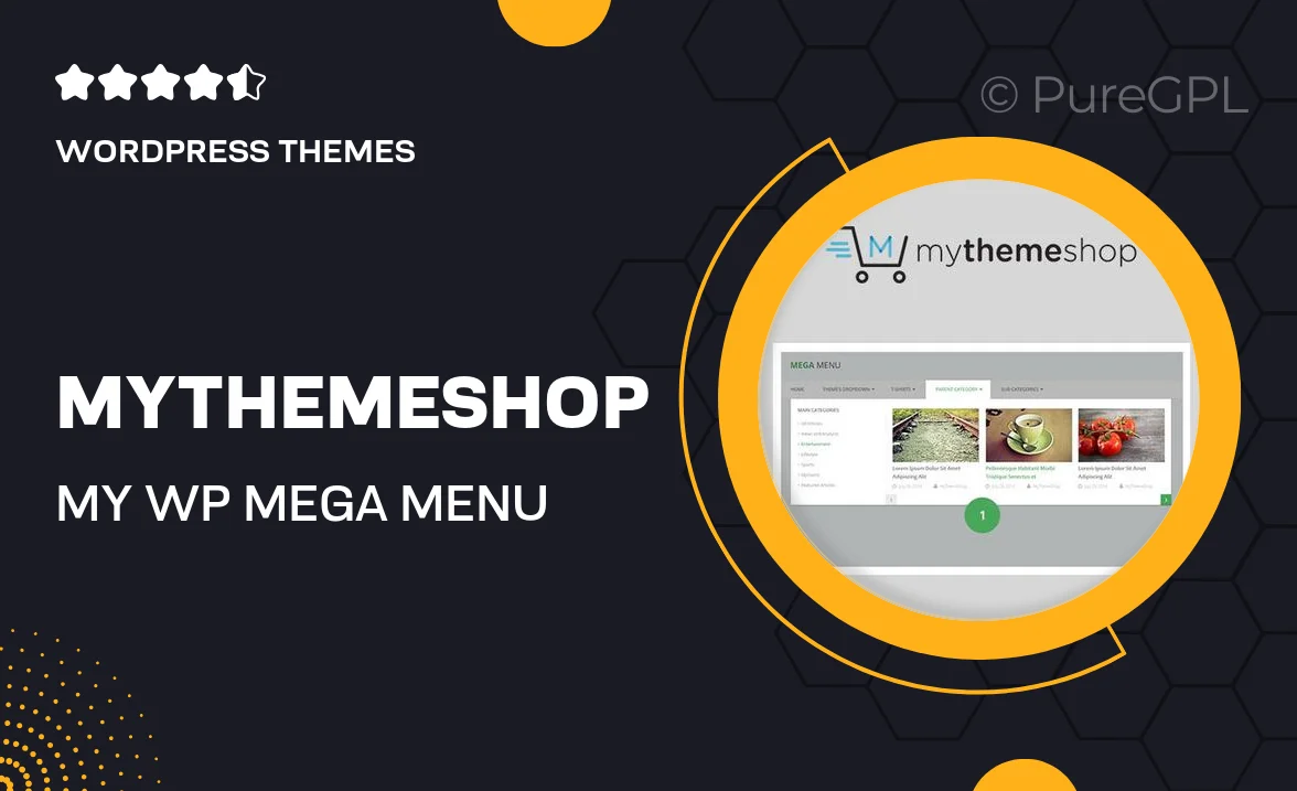 MyThemeShop My WP Mega Menu