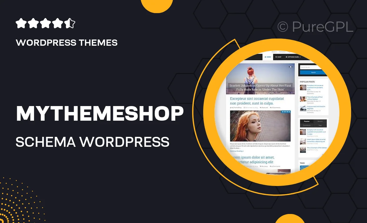 MyThemeShop Schema WordPress Theme